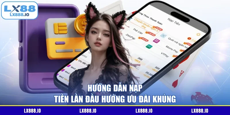 Hướng dẫn nạp tiền lần đầu hưởng ưu đãi khủng
